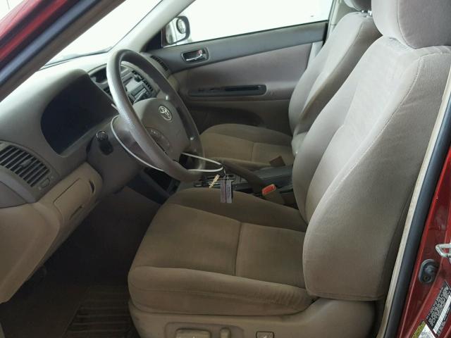 4T1BE32K26U118624 - 2006 TOYOTA CAMRY LE ბურგუნდია ფოტო 5