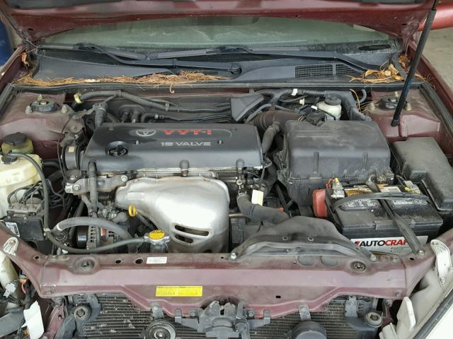 4T1BE32K26U118624 - 2006 TOYOTA CAMRY LE ბურგუნდია ფოტო 7