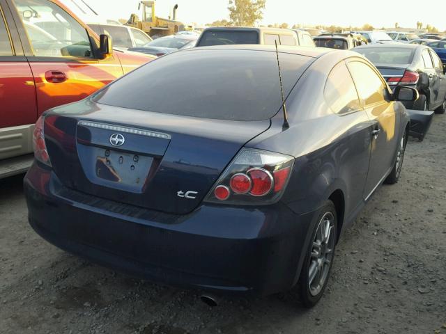 JTKDE167480234482 - 2008 SCION TC BLUE photo 4