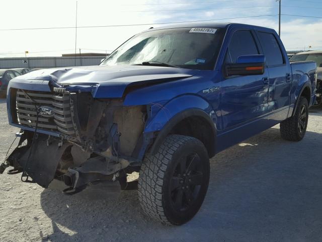 1FTFW1EF0CFA12811 - 2012 FORD F150 SUPER BLUE photo 2