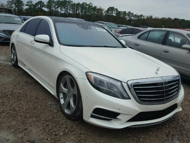 WDDUG8CB0EA055726 - 2014 MERCEDES-BENZ S 550 WHITE photo 1