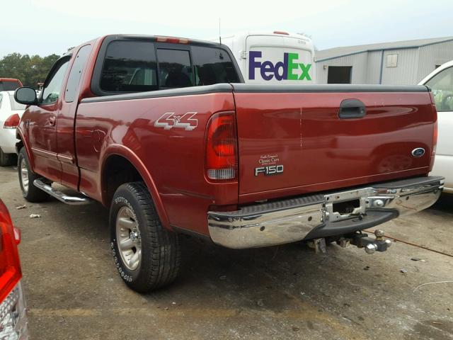 2FTRX18L2YCA17877 - 2000 FORD F150 RED photo 3