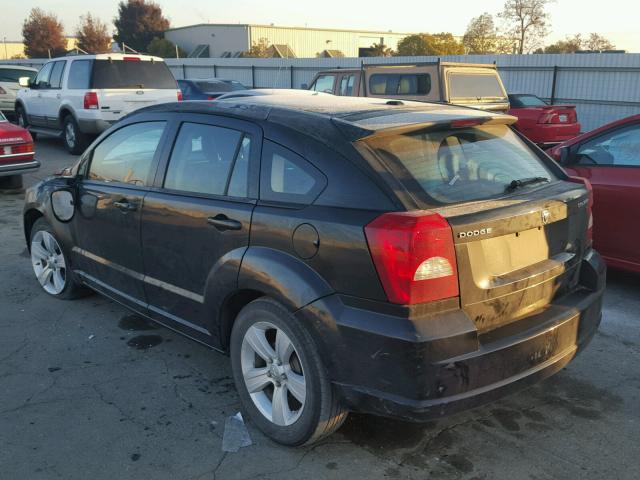 1B3CB3HA0AD655907 - 2010 DODGE CALIBER MA BLACK photo 3