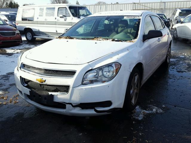 1G1ZA5E06CF398870 - 2012 CHEVROLET MALIBU LS WHITE photo 2