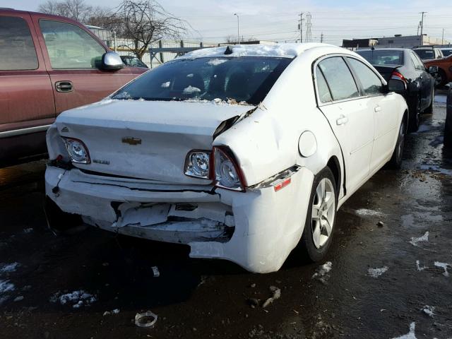 1G1ZA5E06CF398870 - 2012 CHEVROLET MALIBU LS WHITE photo 4