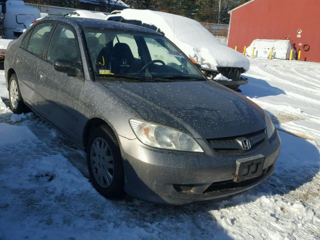 2HGES15594H575212 - 2004 HONDA CIVIC LX GRAY photo 1