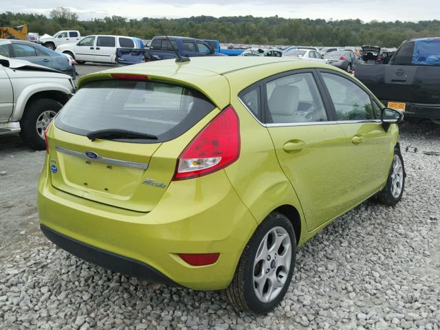 3FADP4FJ9BM101502 - 2011 FORD FIESTA SES GREEN photo 4