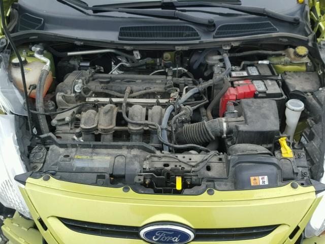 3FADP4FJ9BM101502 - 2011 FORD FIESTA SES GREEN photo 7