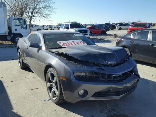 2G1FC1EV2A9168220 - 2010 CHEVROLET CAMARO LT CHARCOAL photo 1