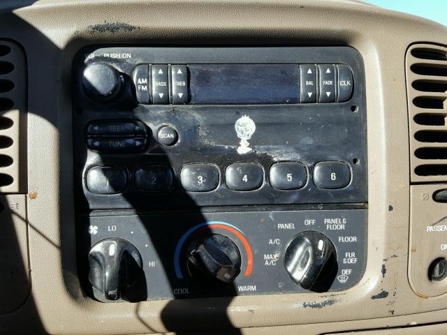 1FTDX18WXVKC82168 - 1997 FORD F150 BLUE photo 9