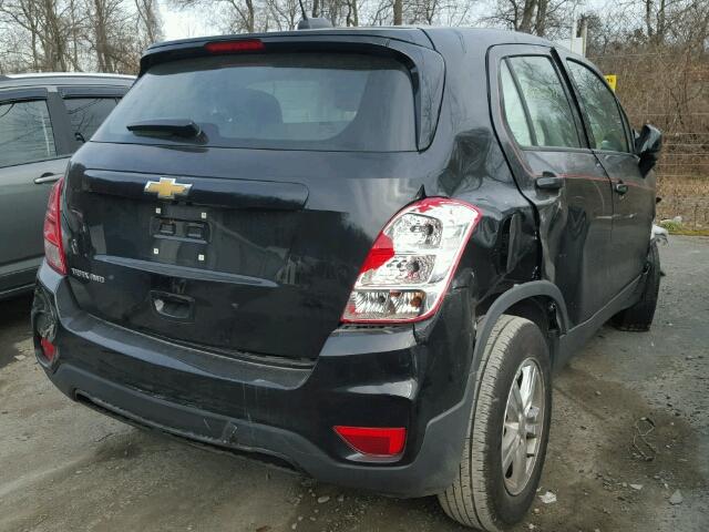 3GNCJNSB6HL171606 - 2017 CHEVROLET TRAX LS BLACK photo 4