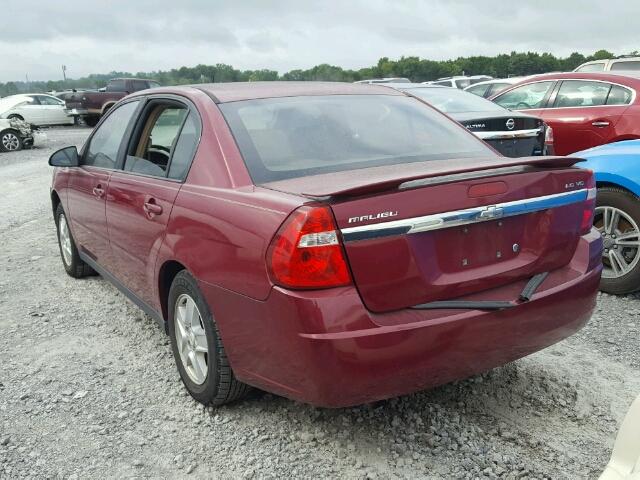 1G1ZT54825F254379 - 2005 CHEVROLET MALIBU LS 栗色 照片 3