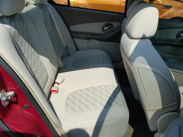 1G1ZT54825F254379 - 2005 CHEVROLET MALIBU LS 栗色 照片 6