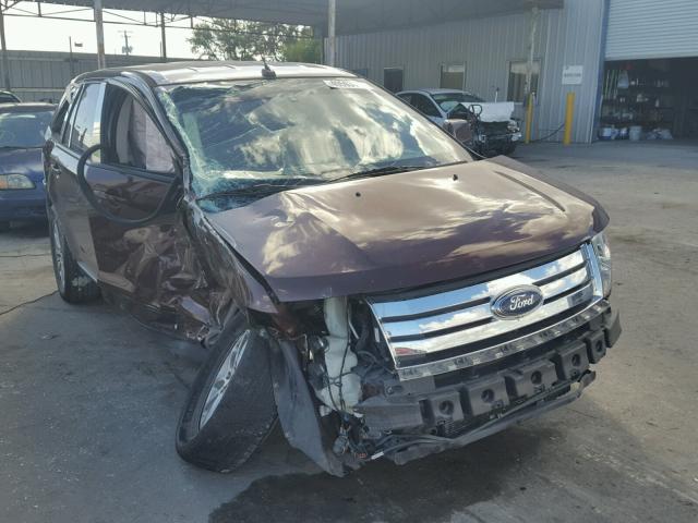 2FMDK3JC6ABA36180 - 2010 FORD EDGE SEL BROWN photo 1