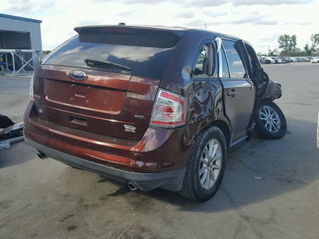 2FMDK3JC6ABA36180 - 2010 FORD EDGE SEL BROWN photo 4