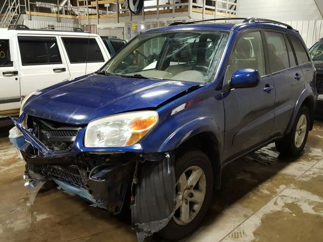 JTEHD20V456023876 - 2005 TOYOTA RAV4 BLUE photo 2