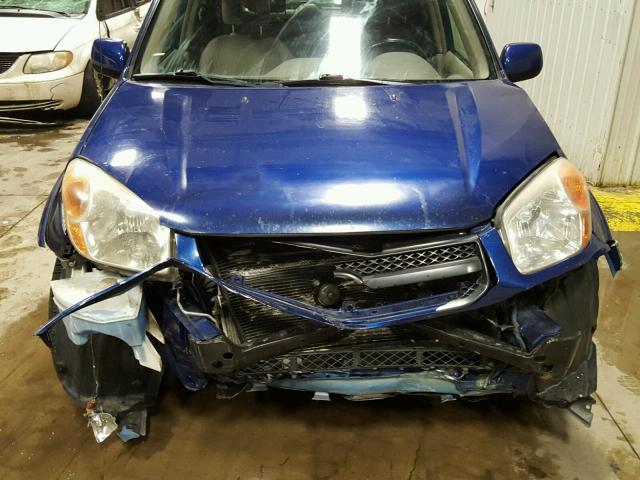 JTEHD20V456023876 - 2005 TOYOTA RAV4 BLUE photo 7