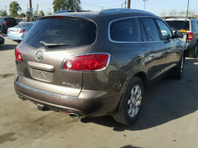 5GALVCED6AJ136352 - 2010 BUICK ENCLAVE CX BROWN photo 4