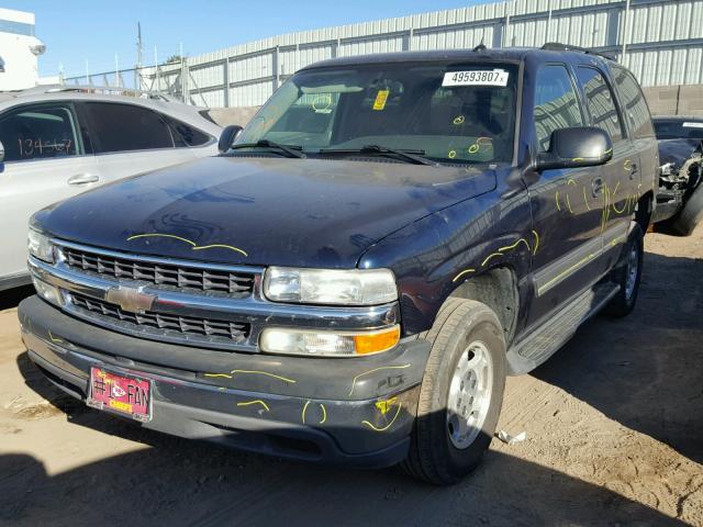 1GNEC13TX5J209165 - 2005 CHEVROLET TAHOE C150 BLUE photo 2