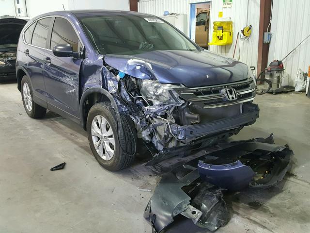 2HKRM4H38DH601408 - 2013 HONDA CR-V LX BLUE photo 1