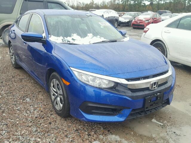 19XFC2F55HE007111 - 2017 HONDA CIVIC LX BLUE photo 1