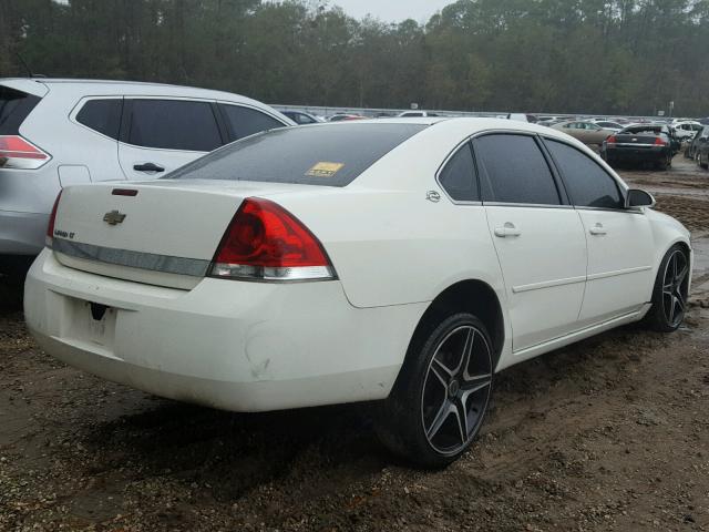 2G1WT55N381298068 - 2008 CHEVROLET IMPALA LT WHITE photo 4