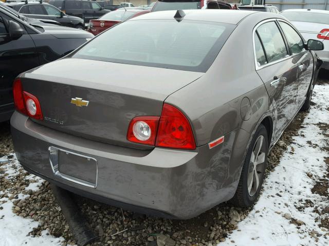 1G1ZC5E07CF136608 - 2012 CHEVROLET MALIBU 1LT Qəhvəyi foto 4