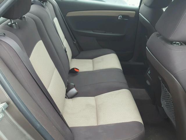 1G1ZC5E07CF136608 - 2012 CHEVROLET MALIBU 1LT Qəhvəyi foto 6