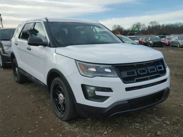 1FM5K8AR3GGA01684 - 2016 FORD EXPLORER P WHITE photo 1