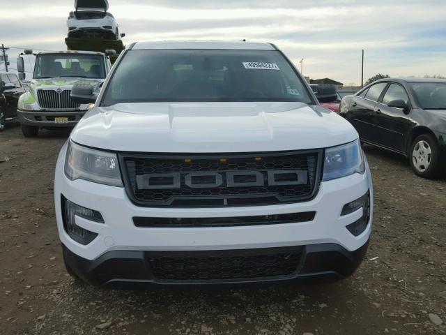 1FM5K8AR3GGA01684 - 2016 FORD EXPLORER P WHITE photo 9