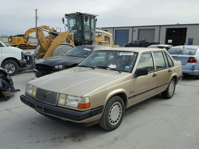 YV1JS8831N1100129 - 1992 VOLVO 940 BASE TAN photo 2