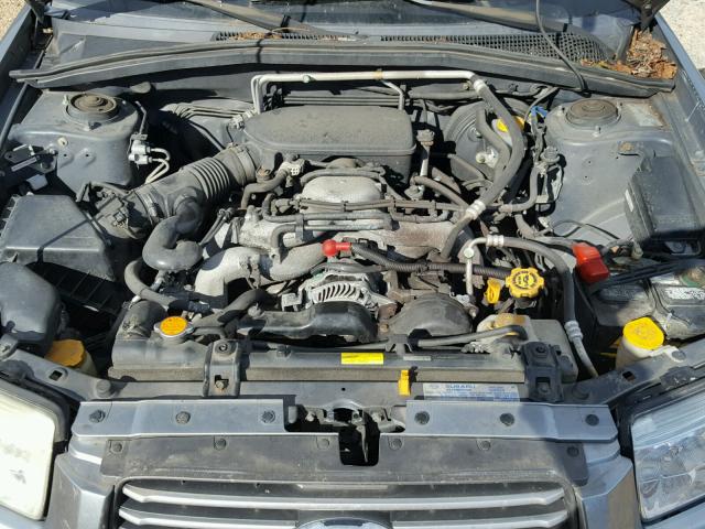 JF1SG65627H726948 - 2007 SUBARU FORESTER 2 GRAY photo 7