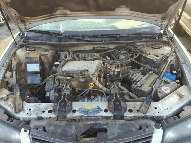 2G1WF52E349262078 - 2004 CHEVROLET IMPALA SILVER photo 7