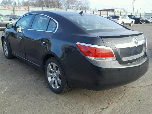 1G4GC5EC2BF285124 - 2011 BUICK LACROSSE C BLACK photo 3