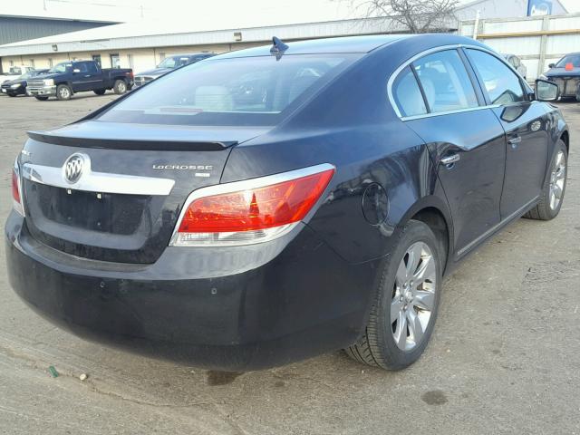 1G4GC5EC2BF285124 - 2011 BUICK LACROSSE C BLACK photo 4