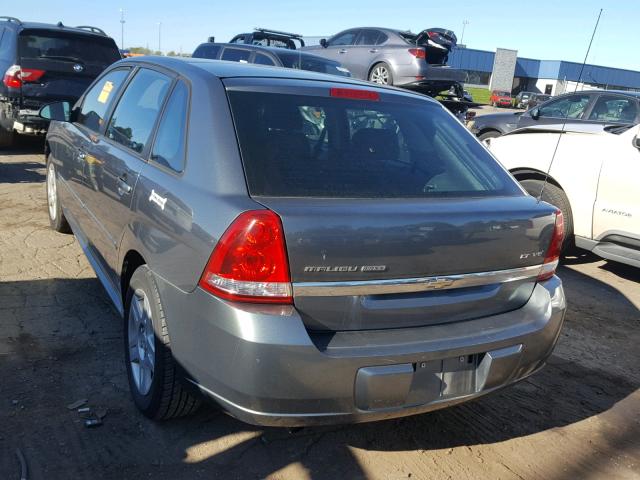 1G1ZT61846F191345 - 2006 CHEVROLET MALIBU MAX CHARCOAL photo 3