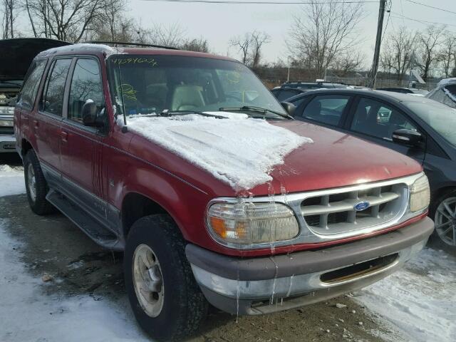 1FMDU35P5VZA68225 - 1997 FORD EXPLORER RED photo 1