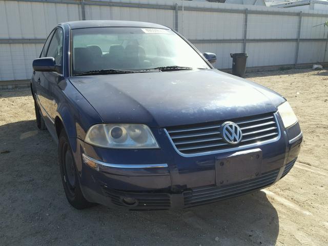 WVWPD63BX2P060039 - 2002 VOLKSWAGEN PASSAT GLS BLUE photo 1