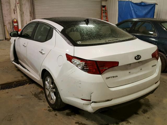 5XXGN4A72DG209439 - 2013 KIA OPTIMA EX WHITE photo 3