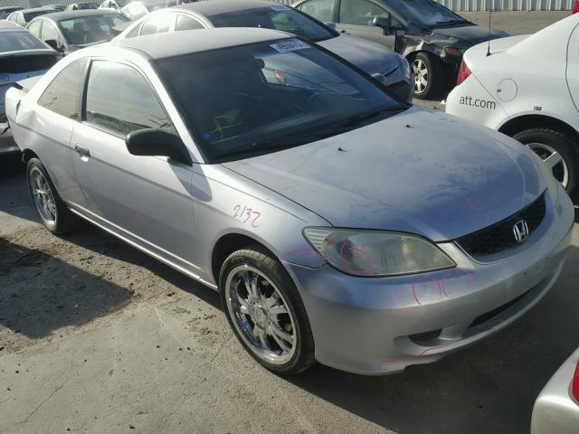 1HGEM22165L011457 - 2005 HONDA CIVIC DX V SILVER photo 1