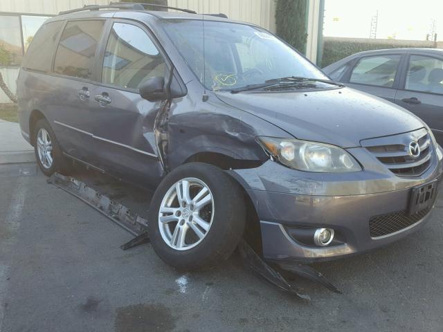 JM3LW28A560558804 - 2006 MAZDA MPV WAGON GRAY photo 1