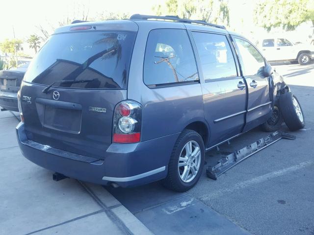 JM3LW28A560558804 - 2006 MAZDA MPV WAGON GRAY photo 4