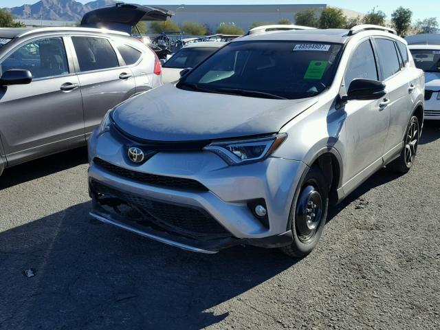 2T3NFREV2GW250133 - 2016 TOYOTA RAV4 SE SILVER photo 2