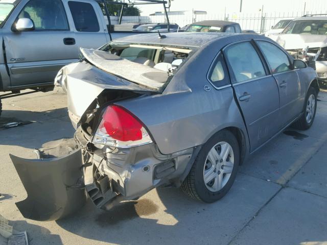 2G1WB58K569257198 - 2006 CHEVROLET IMPALA LS GRAY photo 4