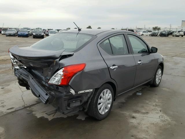 3N1CN7AP3GL847288 - 2016 NISSAN VERSA S GRAY photo 4