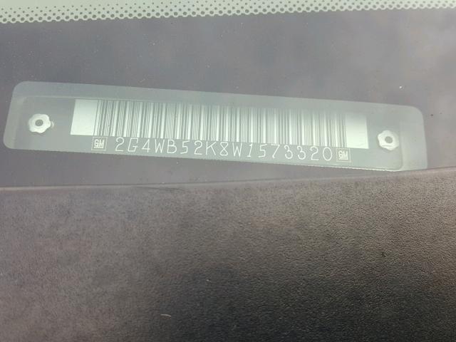 2G4WB52K8W1573320 - 1998 BUICK REGAL LS 金色 照片 10