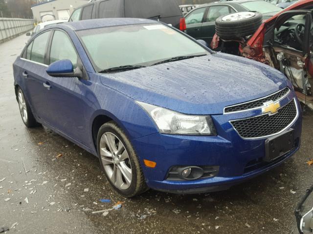 1G1PH5SC3C7260506 - 2012 CHEVROLET CRUZE LTZ BLUE photo 1