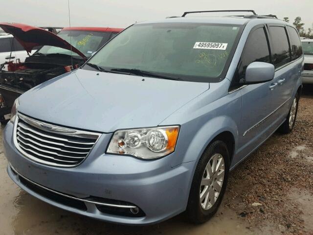 2C4RC1BG3GR268250 - 2016 CHRYSLER TOWN & COU BLUE photo 2