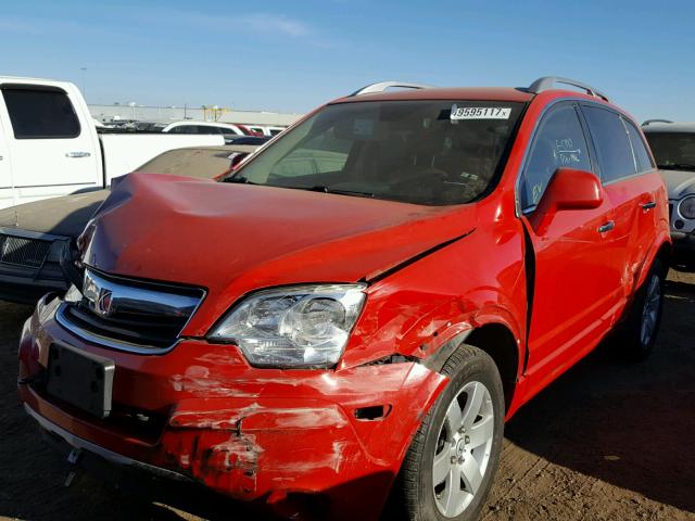 3GSFLEE76AS613968 - 2010 SATURN VUE XR RED photo 2