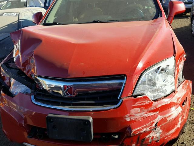 3GSFLEE76AS613968 - 2010 SATURN VUE XR RED photo 7